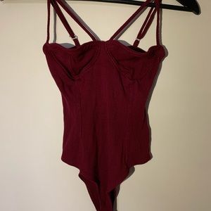 FOREVER 21 Red Bodysuit